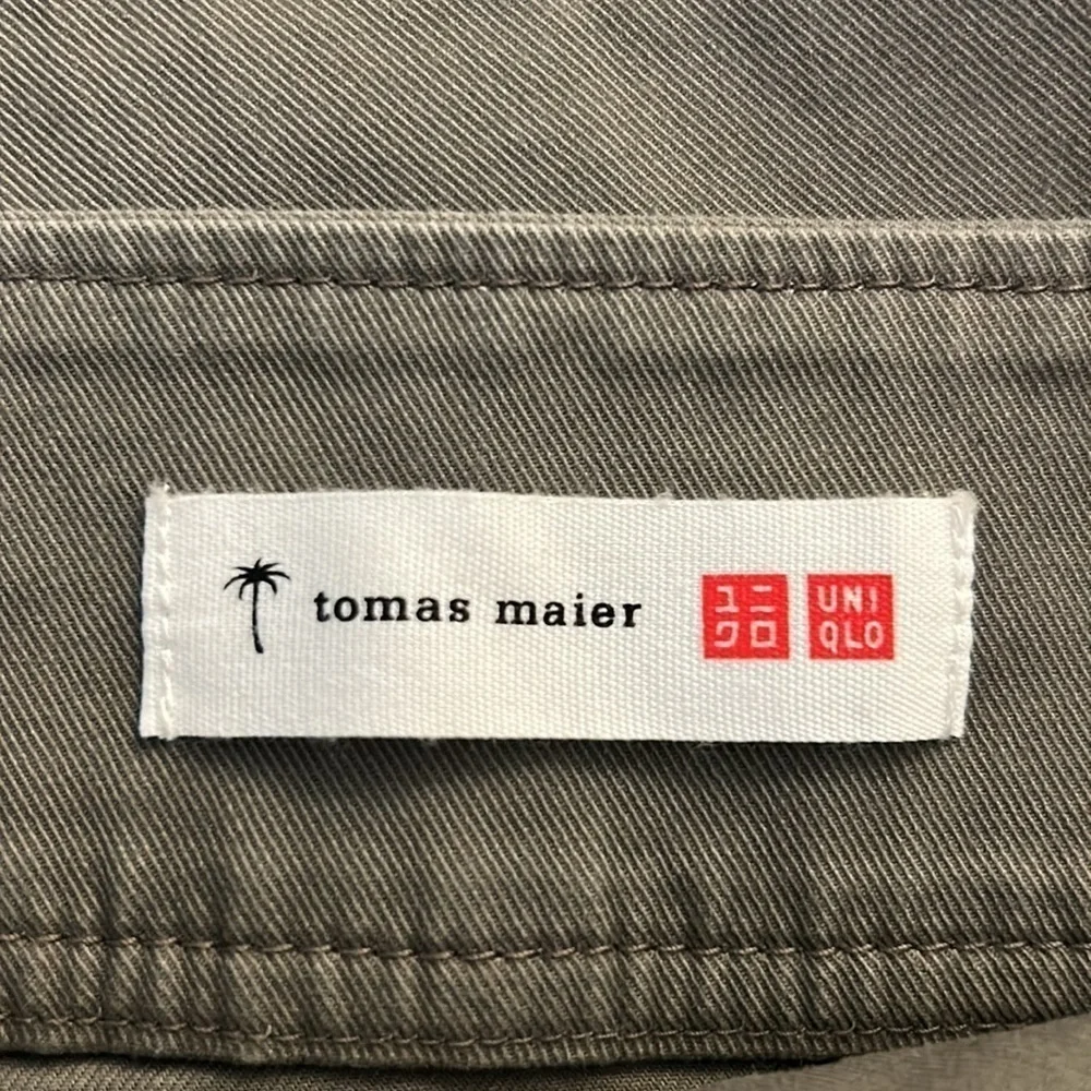Tomas Maier for Uniqlo Olive Denim Skirt With Pockets‎ Size 2